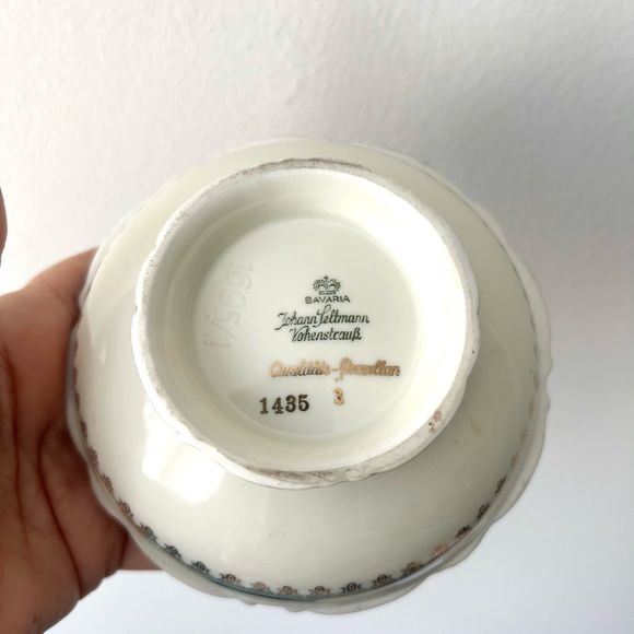 Johann Leftman Vohenstrauss Bavaria vintage covered bowl - sugar bowl - … - Picture 4 of 10